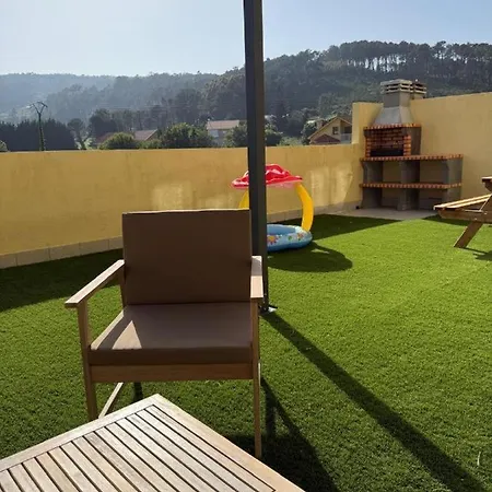 Apartmán Playa Langosteira - Con Terraza Y Barbacoa *