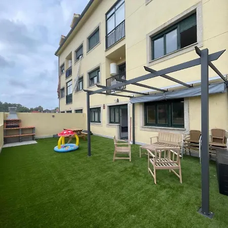 Apartmán Playa Langosteira - Con Terraza Y Barbacoa *