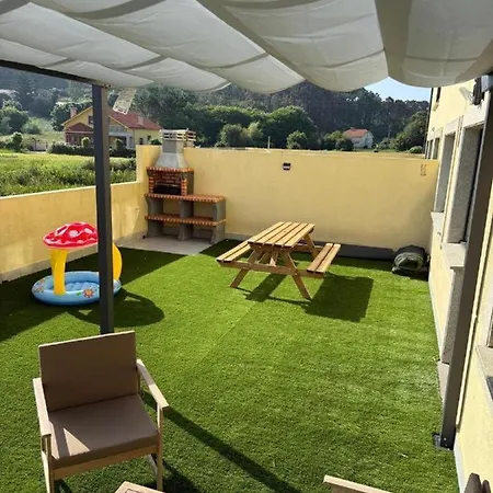 Daire Playa Langosteira - Con Terraza Y Barbacoa *